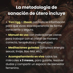 Huevo Obsidiana Externo - Sanación Útero