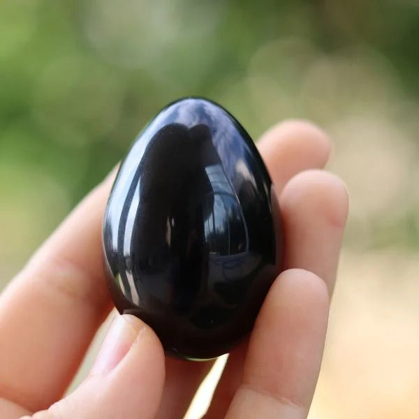 Huevo Obsidiana - Sanación de Útero